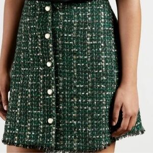 Ted baker tweed skirt